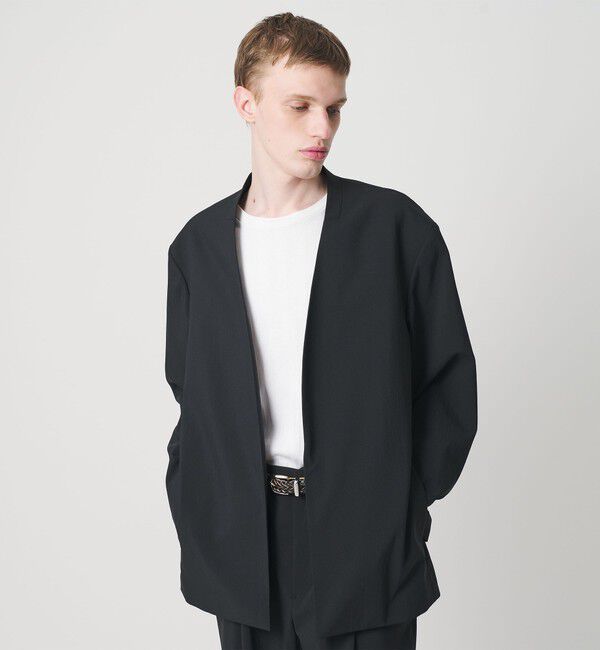 MONKEY TIME「RENU TROシリーズ ラペルレス ジャケット -セットアップ対応-」|テーラードジャケット|