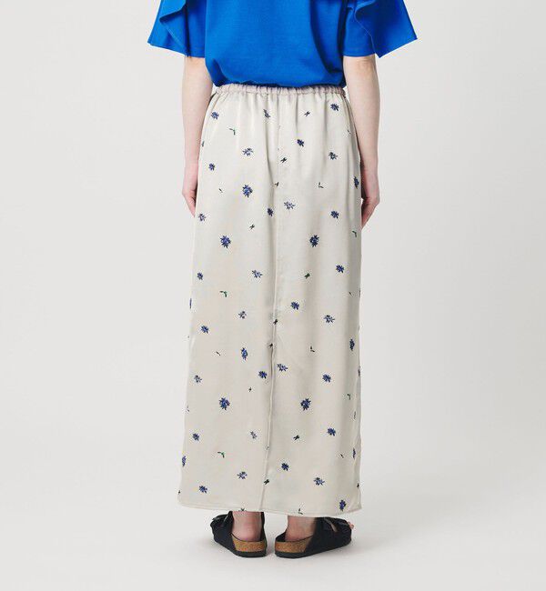 BEAUTY&YOUTH UNITED ARROWS「フラワー エンブロイダリー ドローストリング スカート ウォッシャブル」|スカート|