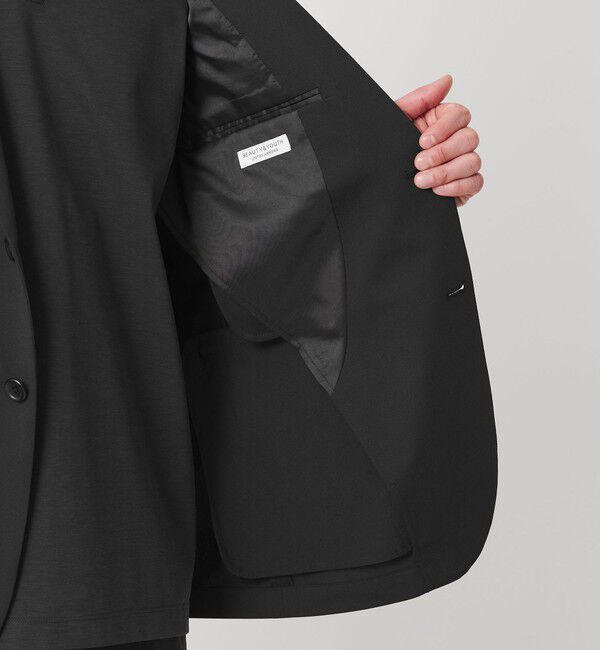BEAUTY&YOUTH UNITED ARROWS「【WEB限定 WARDROBE SMART】カルゼジャージ コンフォート セットアップ/ジャケット＆イージーパンツ」|スーツ|