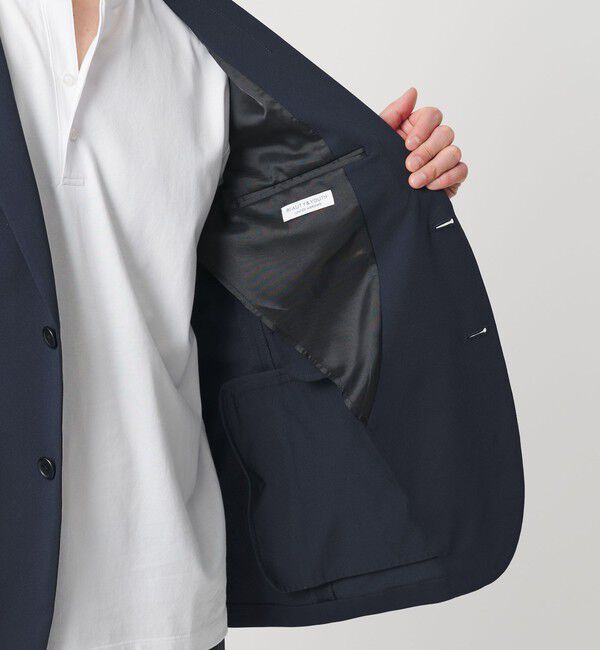 BEAUTY&YOUTH UNITED ARROWS「【WEB限定 WARDROBE SMART】カルゼジャージ コンフォート セットアップ/ジャケット＆イージーパンツ」|スーツ|