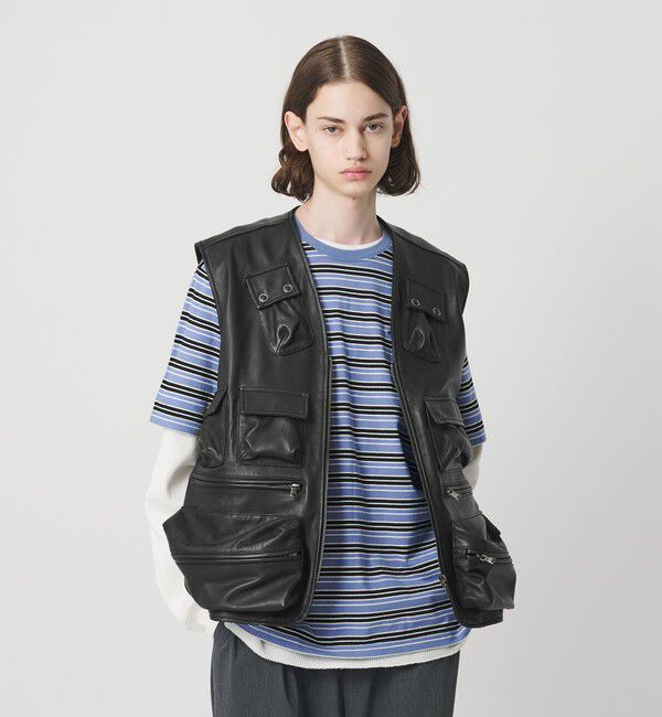 NICE WEATHER「＜NICE WEATHER＞シープレザー カメラベスト」|その他|