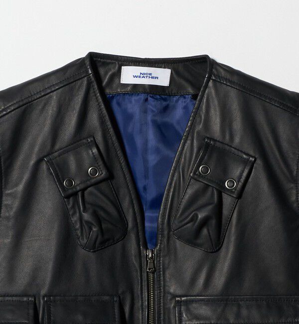 NICE WEATHER「＜NICE WEATHER＞シープレザー カメラベスト」|その他|