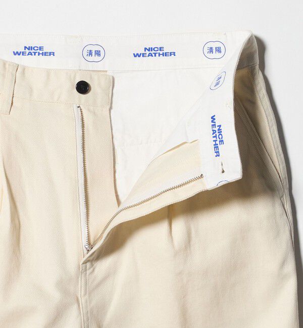 NICE WEATHER「＜NICE WEATHER＞ワーク チノパンツ」|チノ|