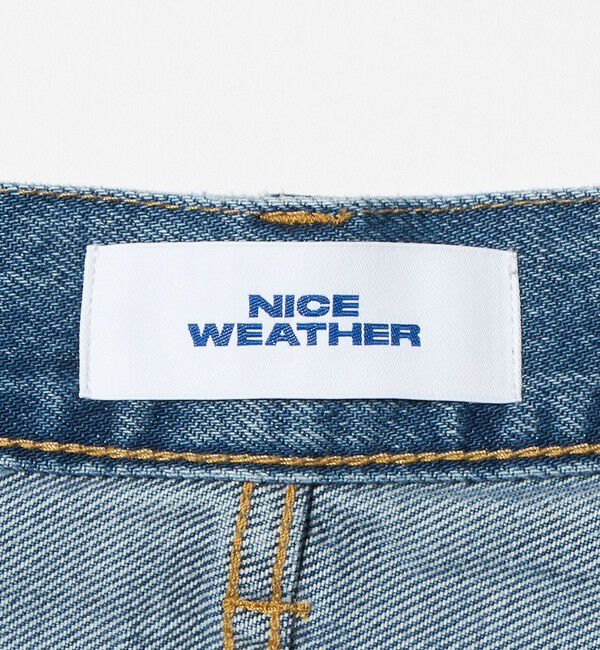 NICE WEATHER「＜NICE WEATHER＞バルーン デニムパンツ」|チノ|
