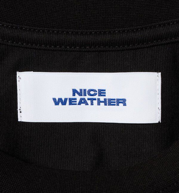 NICE WEATHER「＜NICE WEATHER＞シグネチャーロゴ ロングスリーブTシャツ」|Tシャツ・カットソー|