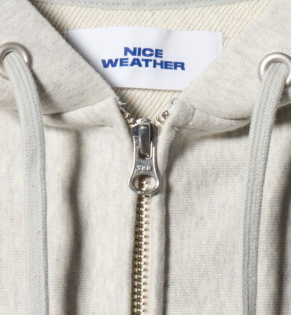 NICE WEATHER「＜NICE WEATHER＞ウィメンズ ジップクロップドパーカ 2」|パーカー|