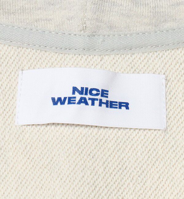 NICE WEATHER「＜NICE WEATHER＞ウィメンズ ジップクロップドパーカ 2」|パーカー|