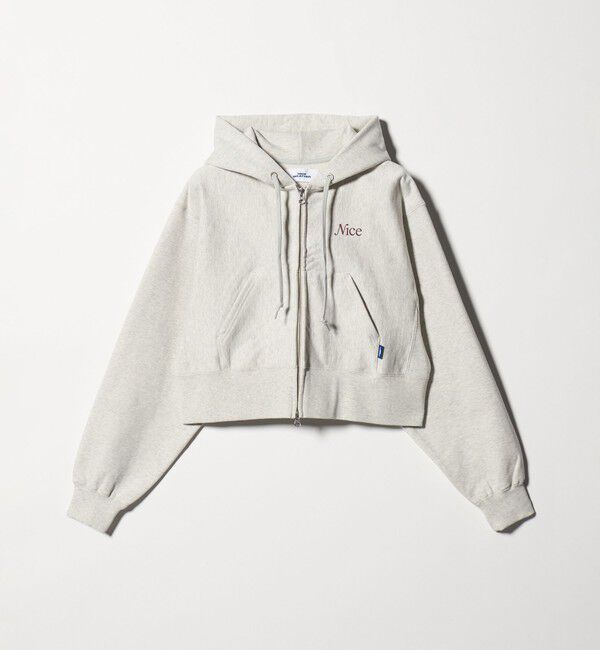 NICE WEATHER「＜NICE WEATHER＞ウィメンズ ジップクロップドパーカ 2」|パーカー|