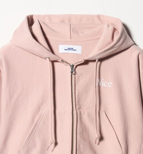 NICE WEATHER「＜NICE WEATHER＞ウィメンズ ジップクロップドパーカ 2」|パーカー|