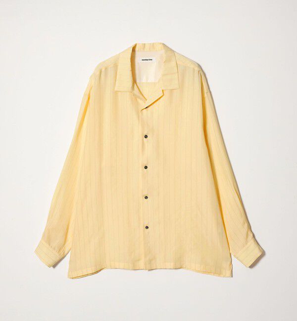 MONKEY TIME「フィブリル キュプラ ストライプ シャツ」|シャツ・ブラウス|