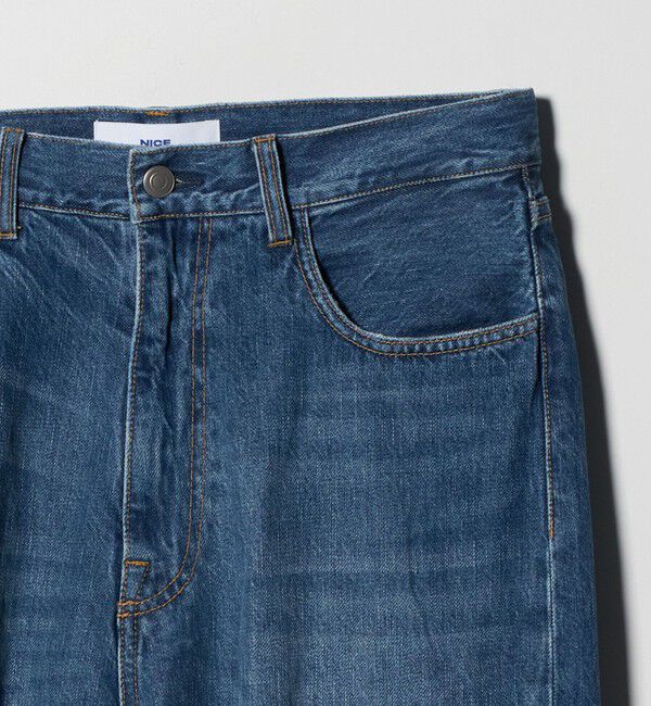 NICE WEATHER「＜NICE WEATHER＞5P ワイドストレート デニムパンツ」|デニム|
