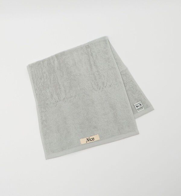 NICE WEATHER「＜NICE WEATHER＞ソリッド タオル」|タオル|LT.GRAY