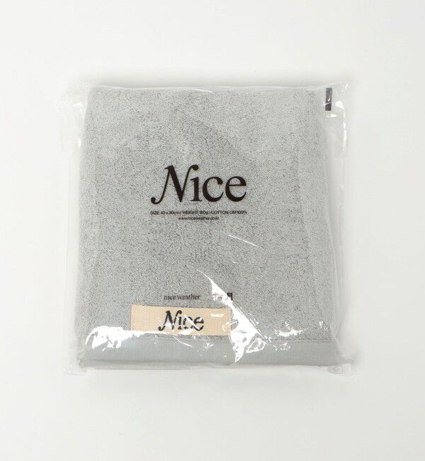 NICE WEATHER「＜NICE WEATHER＞ソリッド タオル」|タオル|
