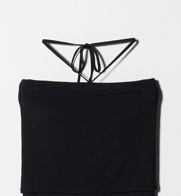 ATTISESSION「＜ATTISESSION＞ネックストラップ チューブトップ」|チューブトップ|