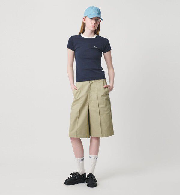 NICE WEATHER「＜NICE WEATHER＞ウィメンズ チノハーフパンツ」|チノ|