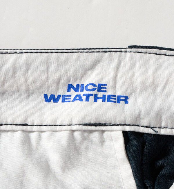 NICE WEATHER「＜NICE WEATHER＞ウィメンズ チノハーフパンツ」|チノ|
