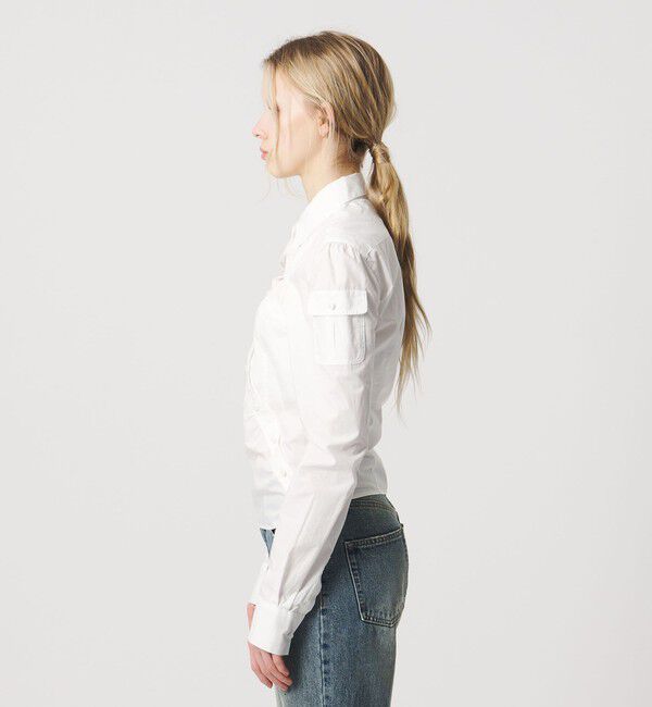 ATTISESSION「＜ATTISESSION＞コットン ギャザー ヨーク シャツ」|シャツ・ブラウス|