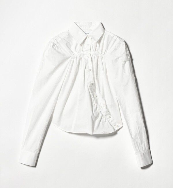 ATTISESSION「＜ATTISESSION＞コットン ギャザー ヨーク シャツ」|シャツ・ブラウス|