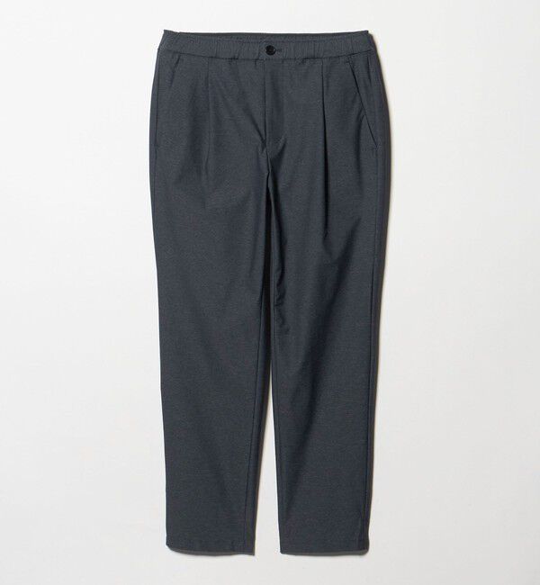 BEAUTY&YOUTH UNITED ARROWS「スラブ １プリーツ イージー テーパード パンツ NO.5 ストレッチ 撥水 UVカット 」|チノ|