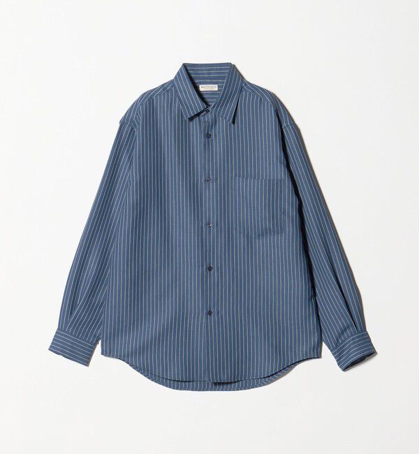 BEAUTY&YOUTH UNITED ARROWS「ライト リネンタッチ ストライプ レギュラー シャツ FORM TAPERD型」|シャツ・ブラウス|