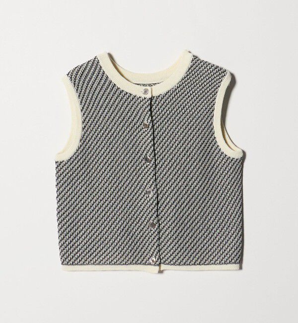 BEAUTY&YOUTH UNITED ARROWS「コットンポリエステル ジャガード 2WAYニットベスト  ウォッシャブル」|ベスト・ジレ|