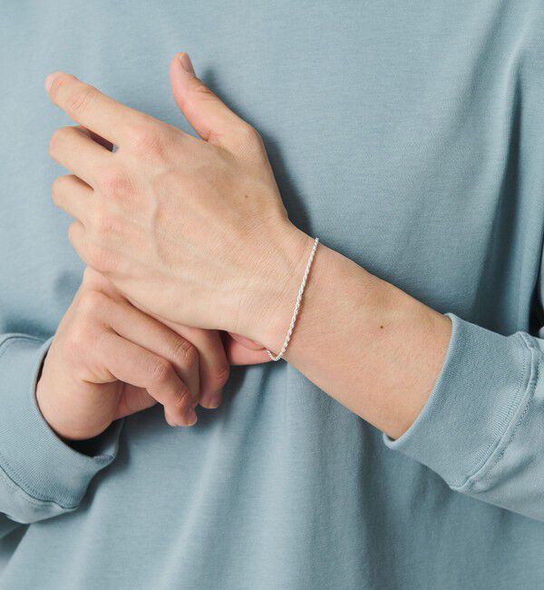BEAUTY&YOUTH UNITED ARROWS「SILVER925 ツイスト ブレスレット」|ブレスレット・バングル|