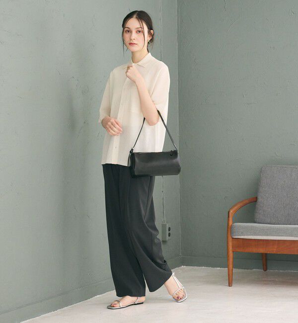 BEAUTY&YOUTH UNITED ARROWS「ポリエステルブレンド バックゴム ワイドパンツ ウォッシャブル」|その他|