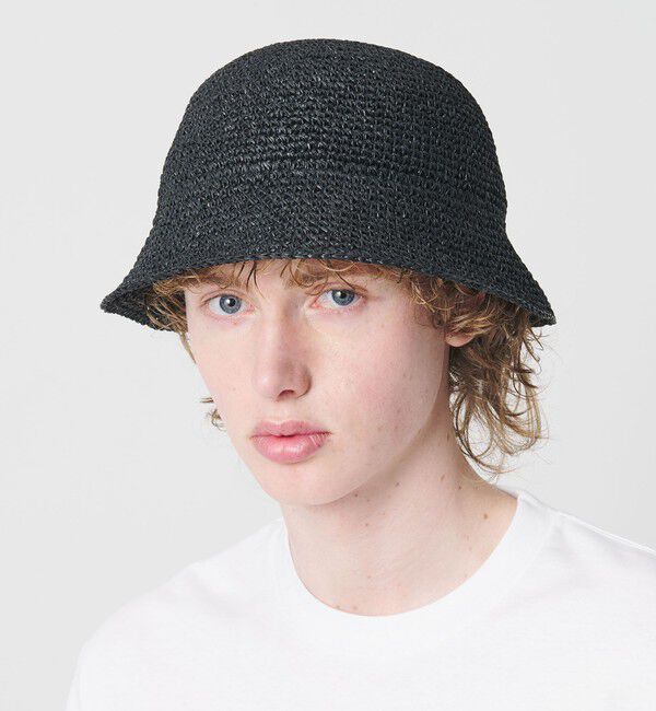 BEAUTY&YOUTH UNITED ARROWS「＜Racal＞ペーパー ファイバー チューリップハット」|ハット|BLACK