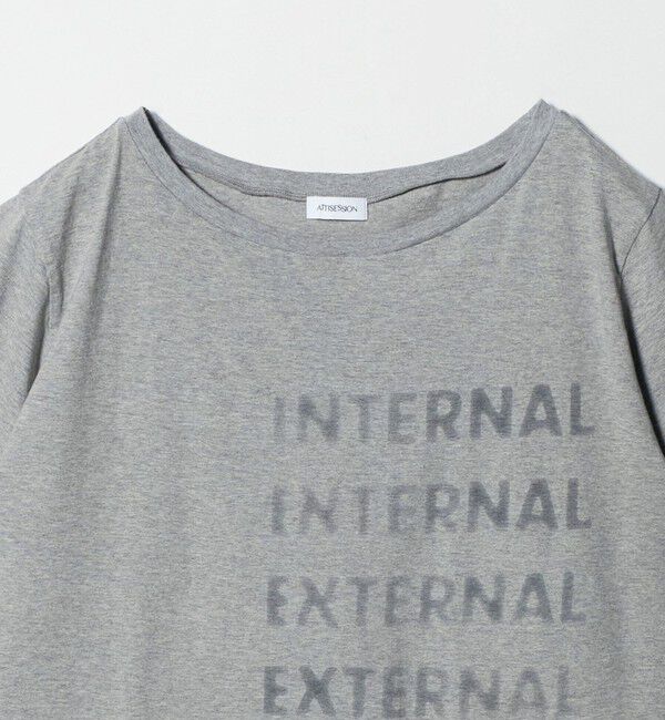 ATTISESSION「＜ATTISESSION＞ビック オフショルダー Tシャツ」|Tシャツ・カットソー|