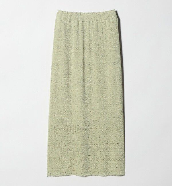 BEAUTY&YOUTH UNITED ARROWS「レースプリーツ タイトスカート ウォッシャブル」|タイト|LIME