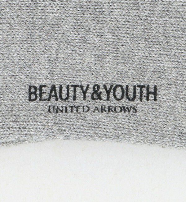 BEAUTY&YOUTH UNITED ARROWS「ダブル リブ パイル クウォーター ソックス」|ソックス|