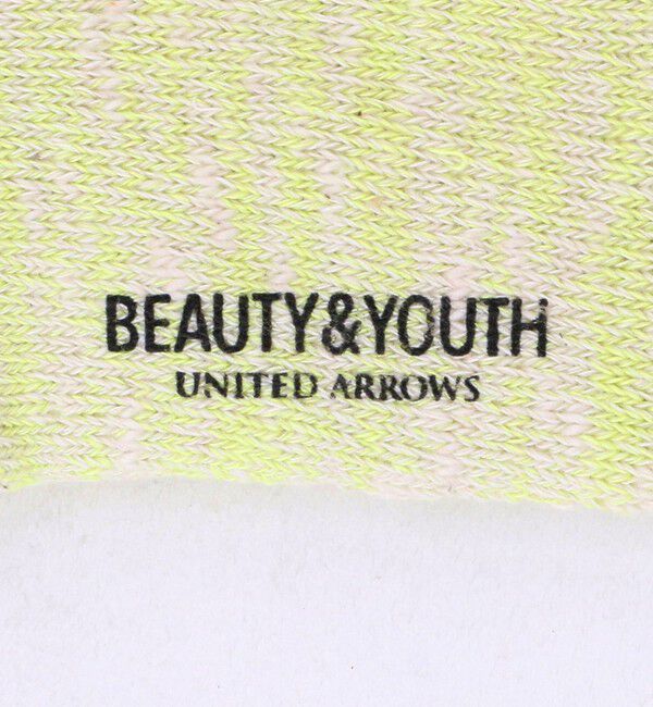 BEAUTY&YOUTH UNITED ARROWS「ダブル リブ パイル クウォーター ソックス」|ソックス|