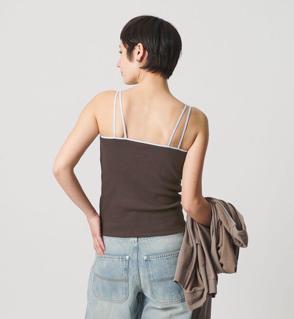 BEAUTY&YOUTH UNITED ARROWS「カラーパイピング 2ストラップ キャミソール」|Tシャツ・カットソー|