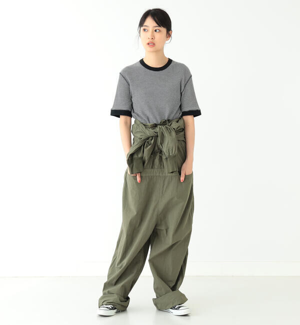 BEAMSBOY「【別注】Healthknit / ワッフル ボーダー Tシャツ」|Tシャツ・カットソー|