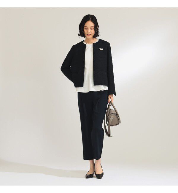 Demi-Luxe BEAMS 「トリアセ 1タック パンツ＊」|スラックス|