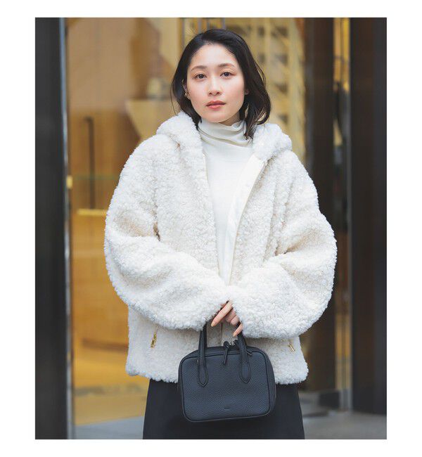 Demi-Luxe BEAMS 「【WEB限定】TATRAS / IPAMA ボア フードジャケット」|ブルゾン・スタジャン|