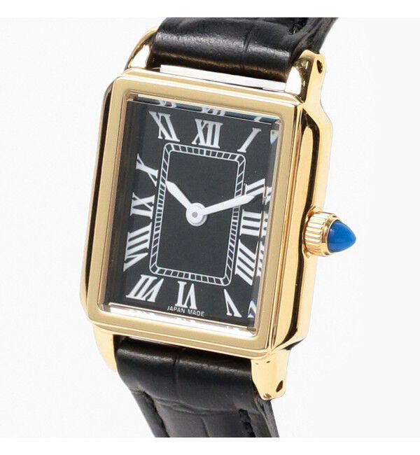 Demi-Luxe BEAMS 「スクエア 型押レザー 腕時計Ⅱ」|腕時計|