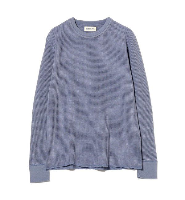 BEAMSBOY「コットン サーマル クルーネック ロングスリーブ Tシャツ」|Tシャツ・カットソー|
