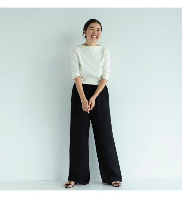 Demi-Luxe BEAMS 「シンプル ボートネックニット .M」|ニット・セーター|