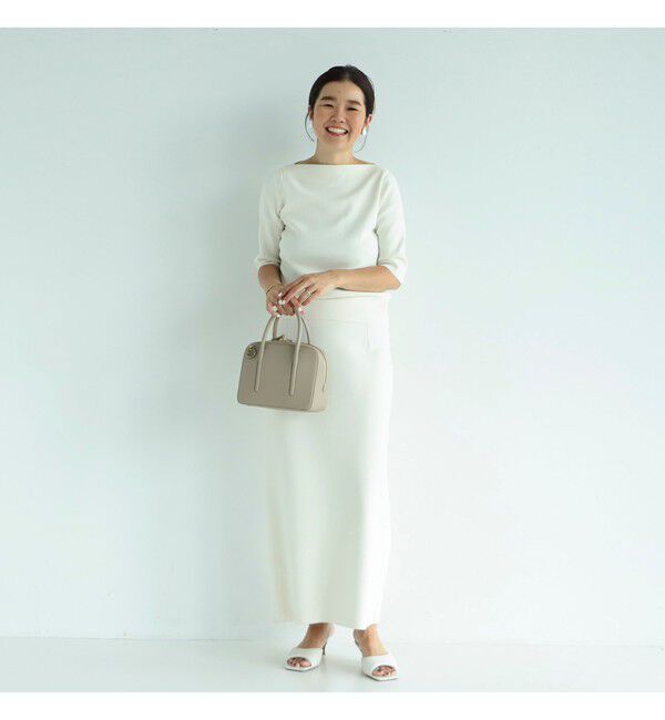 Demi-Luxe BEAMS 「シンプル ボートネックニット .M」|ニット・セーター|