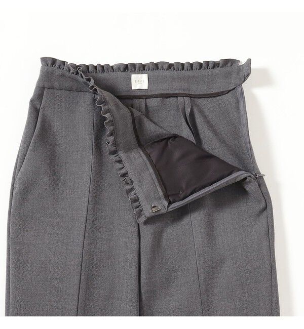 Demi-Luxe BEAMS 「ダブルクロス テーパードパンツ」|チノ|