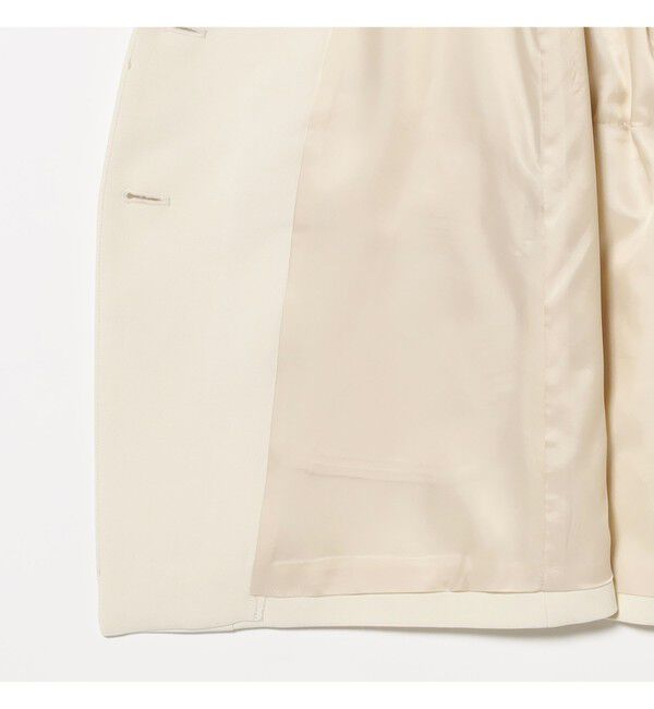 Ray BEAMS 「ノーカラー バック ギャザー ジレ」|ベスト・ジレ|