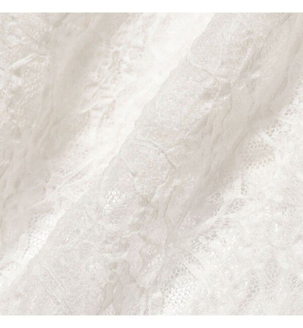 Ray BEAMS 「ストレッチレース クルーネック Tシャツ」|Tシャツ・カットソー|