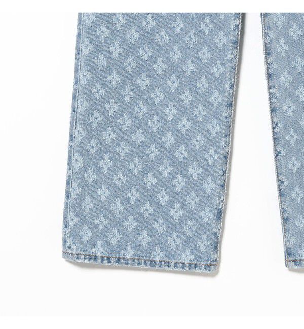 Ray BEAMS 「ジャカード デニム パンツ」|デニム|