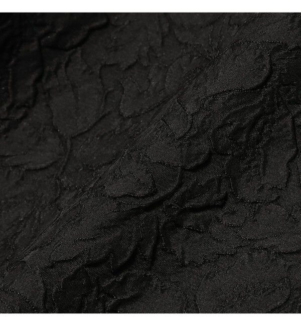 Demi-Luxe BEAMS 「フクレ織りジャカード パフスリーブ ドレス＊」|ワンピース|