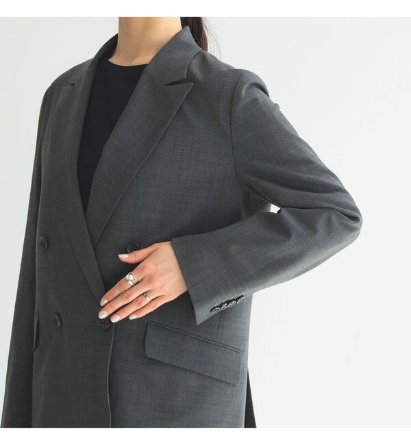 Demi-Luxe BEAMS 「Oggi &times; Demi-Luxe BEAMS / ボクシー テーラードジャケット」|ダッフルコート|