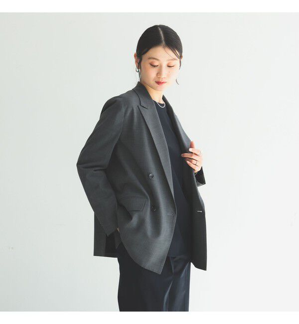 Demi-Luxe BEAMS 「Oggi &times; Demi-Luxe BEAMS / ボクシー テーラードジャケット」|ダッフルコート|