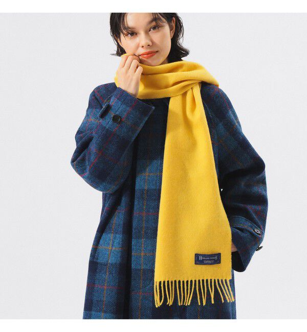 BEAMSBOY「HIGHLAND TWEEDS / ソリッド ストール 小」|マフラー|PARCHMENT