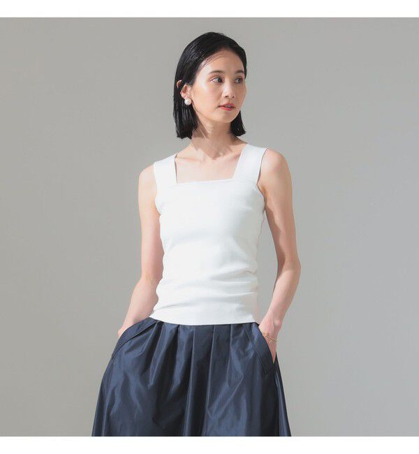 Demi-Luxe BEAMS 「【別注】スタイリスト佐藤佳菜子 &times; SLOANE / ミラノ リブ タンクトップ」|ニット・セーター|
