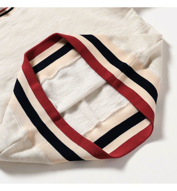 BEAMSBOY「【別注】Healthknit / ライン リブ クルーネック スウェット」|スウェット・ジャージ|